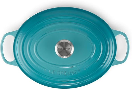 Le Creuset Enameled Cast Iron Signature Oval Dutch Oven, 6.75 qt., Caribbean