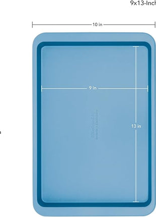 KitchenAid 9x13in Nonstick Aluminized Steel Baking Sheet, Blue Velvet