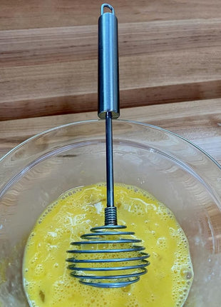 Fox Run 5829 Spiral Spring Whisk, 10" Silver Stainless Steel, Medium