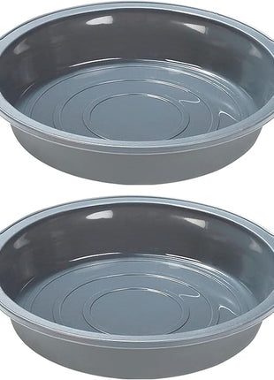 To encounter 9 Inch Silicone Round Cake Pans, 2 Pack Nonstick Silicone Baking Pans Set, Food Grade Cake Molds, with Metal Reinforced Frame More Strength