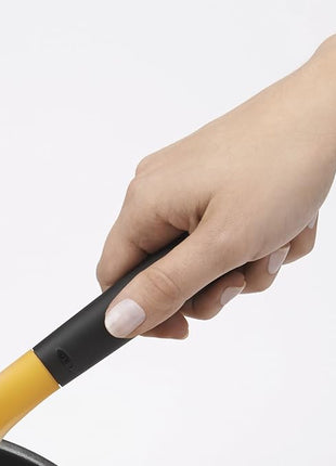 OXO Good Grips Small Flip and Fold Silicone Omelet Turner, Yellow/Black (Pack of 2)