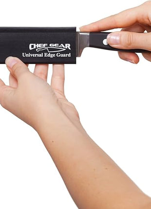 Ergo Chef 5pc Universal Knife Edge Guard Set (Red) Multi-sized/Chef knife, Santoku, Bread, Utility and Paring knives