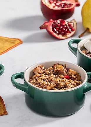 Le Creuset Stoneware Mini Round Cocotte, 8 oz., Palm