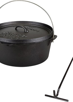 Stansport Pre-Seasoned Cast Iron Dutch Oven