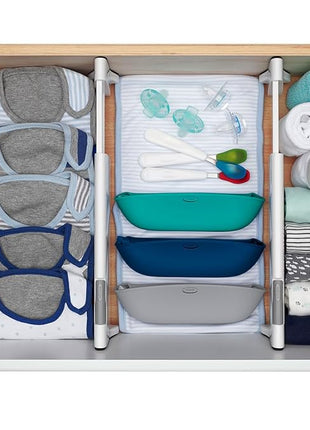 OXO Tot Expandable Dresser Drawer Divider - 4 pack