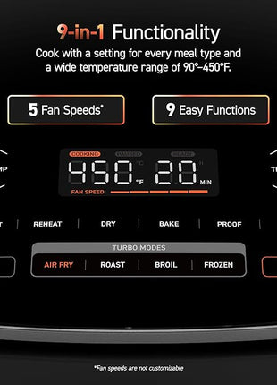 COSORI Air Fryer TurboBlaze 6.0-Quart Compact Airfryer that Roast & Air Fryer Liners