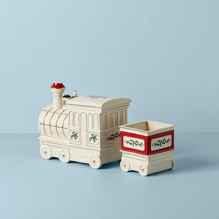 Lenox 894179 Holiday Train 5-Piece Serving Set, Christmas Decor