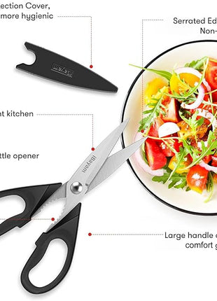 Kitchen Christmas Gifts Set, iBayam All Purpose Kitchen Scissors with Protective Sheath, Housewarming Gifts for New Home, Wedding Gifts for Couples 2025, Bridal Shower Gifts, Birthday Gifts for Women