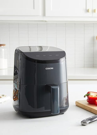 COSORI Air Fryer 2.1 QT, Small & Mini 4-in-1 airfryer Ideal for Simple Meals and Snack, Easy to Leftover Food to Crispy, Up to 97% Less Oil, 30 In-App Recipes, Nonstick & Dishwasher-Safe Basket