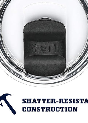 YETI Rambler 20 oz Tumbler, Stainless Steel, Vacuum Insulated with MagSlider Lid, Coral