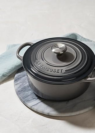 Le Creuset Enameled Cast Iron Signature Round Dutch Oven, 13.25 qt., Oyster