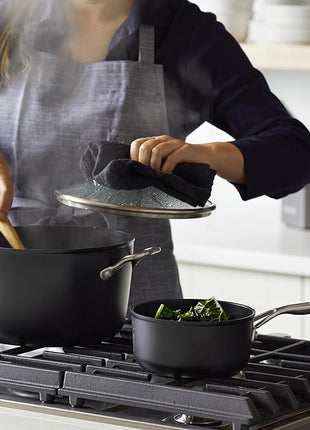 KitchenAid Hard Anodized Induction Nonstick Cookware Pots and Pans Set, 10 Piece, Matte Black