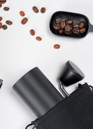 TIMEMORE Chestnut C3 Manual Coffee Grinder Capacity 25g with CNC Stainless Steel Conical Burr, Internal Adjustable Setting, Double Bearing Positioning, French Press Coffee for Hand Grinder