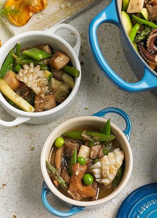 Le Creuset Stoneware Mini Round Cocotte, 8 oz., Caribbean