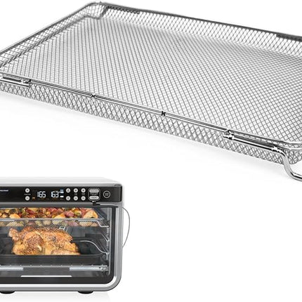 Air Fryer Oven Basket, Replacement Stainless Steel Baking Trays for Ninja Foodi DT201 DT251 10-in-1 Smart XL Air Fryer Oven, Mesh Dehydrating Basket Accessories