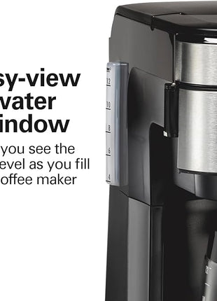 Hamilton Beach 12 Cup Programmable Coffee Maker, FrontFill Drip Coffee Maker
