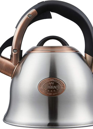 Tea Kettle -2.2 Quart Tea Kettles Stovetop Whistling Teapot Stainless Steel Tea Pots for Stove Top Whistle Tea Pot