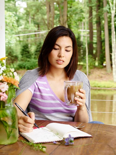 Tervis Clear & Colorful Tabletop Made in USA Double Walled Insulated Tumbler Travel Cup Keeps Drinks Cold & Hot, 16oz Mug, River Rock