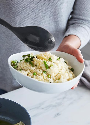 GreenPan Silicone 3 Piece Cooking Utensil Set, Fish Turner, Mixing Spatula, Solid Spoon, Flexible Nonstick Kitchen Tools Rigid Steel Core, Heat-Resistant Anti-Slip Handle BPA-Free Dishwasher Safe Gray