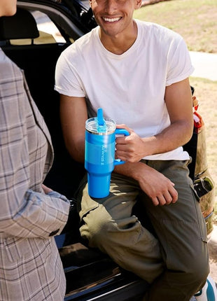 STANLEY Quencher ProTour Flip Straw Tumbler with Leakproof Lid | Built-In Straw & Handle | Cupholder Compatible for Travel | Insulated Stainless Steel Cup | BPA-Free