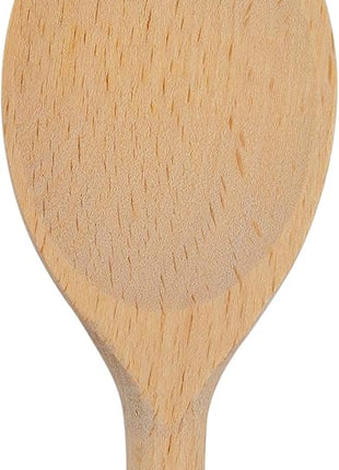 12 Inch Long Wooden Spoon Set by BICB | Natural Beechwood Mixing Spoons for Baking, Cooking & Stirring | Set of 4 Long Wooden Spoons | Cookware Sauce Spoons | Wood Mixing Spoon Set