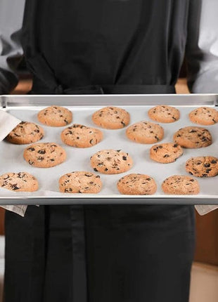 TeamFar Toaster Oven Pan, Stainless Steel Toaster Oven Tray Quarter Sheet Pan, 12.4’’x 9.7’’x1’’, Non Toxic & Healthy, Rust Free & Mirror Finish, Easy Clean & Dishwasher Safe