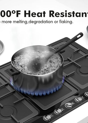 4 Pieces Silicone Spatula Set, Food Grade Rubber Spatula, Upgrade Strong Handle with Ergonomic Grip, Heat Resistant for Nonstick Cookware, Cooking