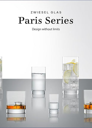 ZWIESEL GLAS Paris Whiskey Glass 10.5 Ounce (Set of 6), Tumbler for Whiskey, Dishwasher-Safe Tritan Crystal Glasses, Made in Germany