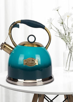Tea Kettle -3.0 Quart Tea Kettles Stovetop Whistling Teapot Stainless Steel Tea Pots for Stove Top Whistle Tea Pot