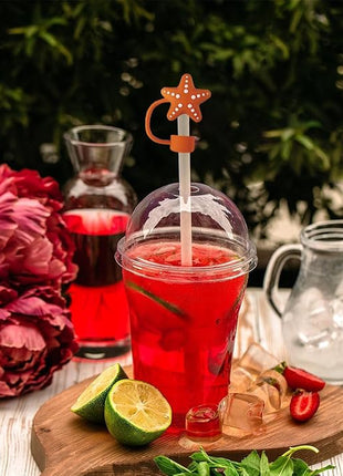 6P Straw Cover for Stanley Cup, Silicone Straw Topper for Stanley Cup 30&40oz with Tumblers, 10mm 0.4in Lid Accessories (Reusable)