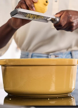 Staub Cast Iron 4-qt Round Dutch Oven - Citron