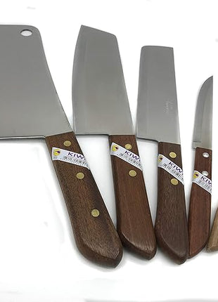 Kiwi 4" Sharp Pairing Knife, with wood Handle # 503