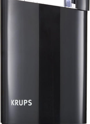KRUPS Precision Electric Coffee Grinders, 3 oz Capacity, 200W Motor, Stainless Steel Blades for Uniform Grinding of Beans, Herb and Nuts, Coffee and Spice Grinder Electric, (Black)