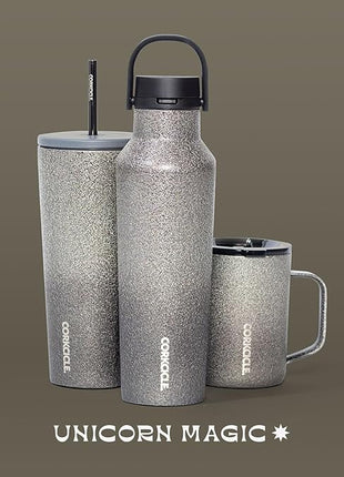 Corkcicle Classic Tumbler - Keeps Drinks Cold for 9 Hours & Hot for 3 - Triple-Insulated Stainless Steel - Holiday Tumbler Gift - 16 oz - Steel Shadow
