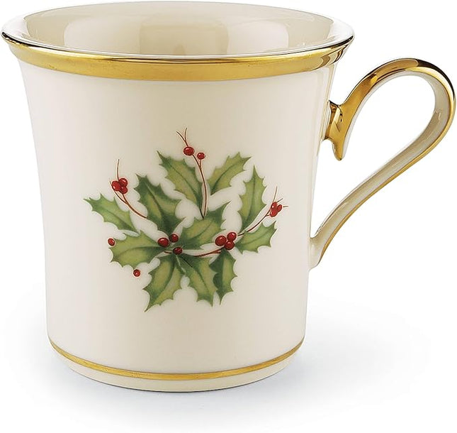 Lenox 897081 Holiday Mugs, Set of 4, Christmas Dinnerware, Hosting