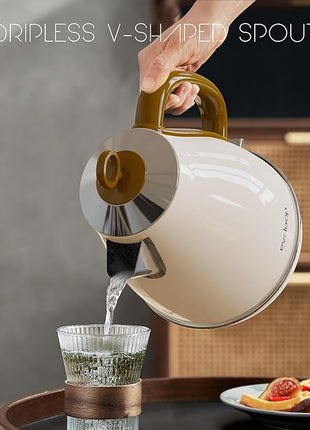 Evoloop 1.7L Electric Kettles, BPA Free Tea Kettle, Hot Water Boiler Heater, Stainless Steel Teapot, Auto Shut-Off & Boil-Dry Protection, 120V/1500W