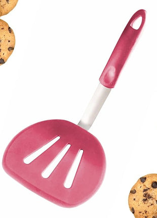 Starpack 'Flex & Flip' Flexible Silicone Turner Spatula (Wide) - High Heat Resistant Spatulas for Cooking Egg 600°F - Silicone Pancake Turner Spatula, LFGB Grade Non Stick Rubber Kitchen Utensils