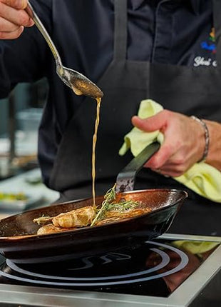 Matfer Bourgeat Black Carbon Steel Frying Pan, 15 3/4"