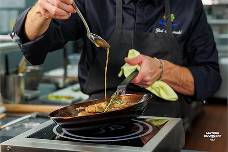 Matfer Bourgeat Black Carbon Steel Frying Pan, 10"