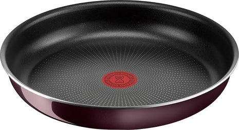 T-fal L43906 Ingenio Neo Vintage Bordeaux Intense Frying Pan, Removable Handle, 11.0 inches (28 cm), Compatible with Gas Stoves, Non-Stick