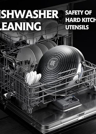 13 Inch Hybrid Stainless Steel Wok with Lid and Steamer Basket, Non Stick Stir Fry Pan, PFOA-Free, Works on Induction, Dishwasher & Oven Safe