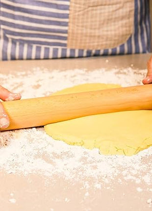 Rolling Pin for Baking Wood Rolling Pins 15.8-inch Dough Roller, Non-stick Pastry Dough Roller without Handles┃Perfect Gifts for Bakers