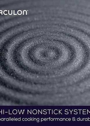 Circulon Symmetry Dishwasher Safe Hard Anodized Nonstick Cookware Pots and Pans Set, 11-Piece, Chocolate