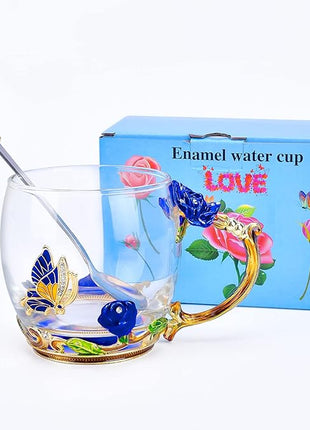 OEAGO Unique Gifts for Women Mom Coffee Mugs Gifts for Women Birthday Unique Blue Tea Cup Gifts for Women Who Have Everything Womens Gifts for Christmas