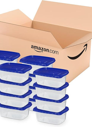 Ziploc Food Storage Meal Prep Containers Reusable for Kitchen Organization, Smart Snap Technology, Dishwasher Safe, Deep Rectangle, 16 Count