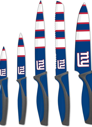 NFL New York Giants 5-Piece Kitchen Knife Set