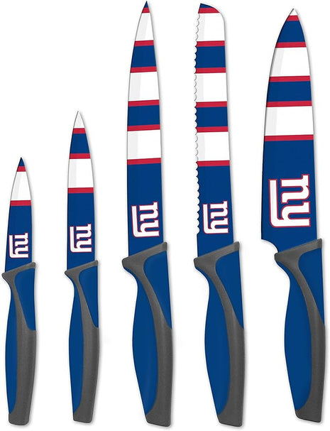 NFL New York Giants 5-Piece Kitchen Knife Set