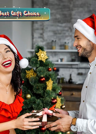 Numola 6 Pieces Black Professional Chef Knife Set, BBQ Meat Knives for Cooking, Forged Kitchen Knife with High Carbon Stainless Steel Cutlery Ergonomic Design Handle with Box for Couples Gift