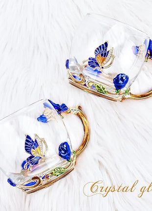 OEAGO Unique Gifts for Women Mom Coffee Mugs Gifts for Women Birthday Unique Blue Tea Cup Gifts for Women Who Have Everything Womens Gifts for Christmas