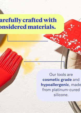 GIR: Get It Right Silicone Kitchen Spatula - Non-toxic Cooking Utensils for Nonstick Cookware, Cooking and Baking, Skinny - 11IN - Red